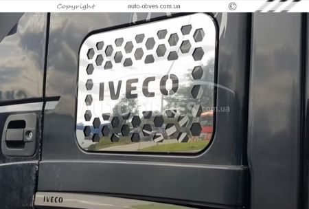 Накладки на лючок кабины Iveco Stralis – 2 шт фото 2