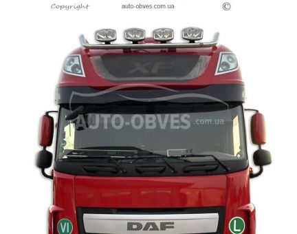 Roof headlight holder DAF XF euro 5 service: installation of diodes фото 4