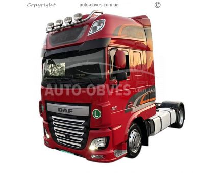 Roof headlight holder DAF XF euro 5 service: installation of diodes фото 6