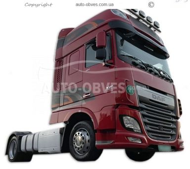Roof headlight holder DAF XF euro 5 service: installation of diodes фото 8
