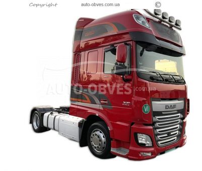 Roof headlight holder DAF XF euro 5 service: installation of diodes фото 9