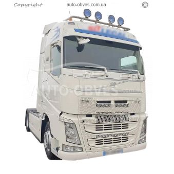 Holder for headlights on the roof of Volvo FH euro 6, service: installation of diodes фото 8