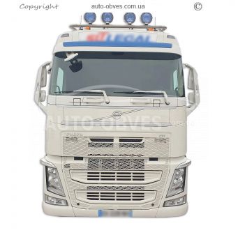 Holder for headlights on the roof of Volvo FH euro 6, service: installation of diodes фото 9