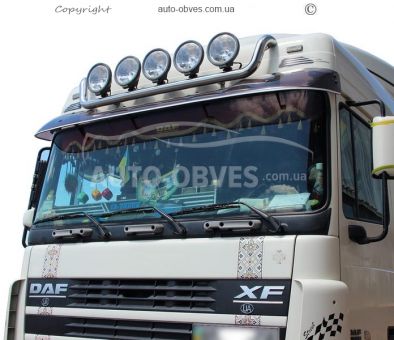 Roof mount for DAF XF euro 3 headlights, long version service: installation of diodes фото 0
