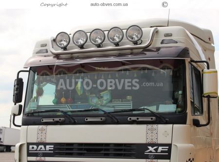 Roof mount for DAF XF euro 3 headlights, long version service: installation of diodes фото 1