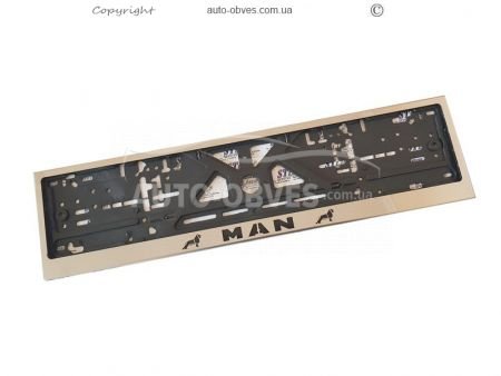 License plate frame for MAN - 1 pc фото 0