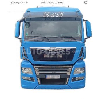Накладки на повітрезабірники MAN TGX евро 6 - тип: 2 шт v3 фото 4