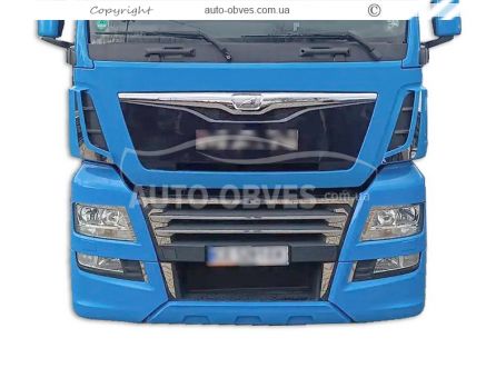 Накладки на повітрезабірники MAN TGX евро 6 - тип: 2 шт v3 фото 2