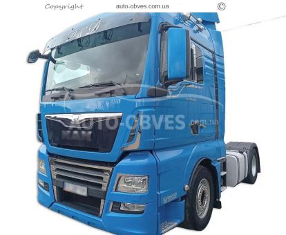 Накладки на повітрезабірники MAN TGX евро 6 - тип: 2 шт v3 фото 3