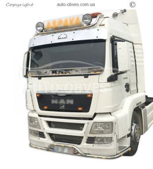Holder for headlights on the roof MAN TGX euro 5, service: installation of diodes photo 1