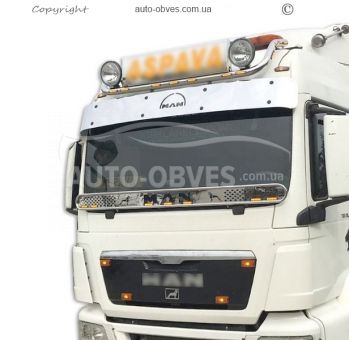 Holder for headlights on the roof MAN TGX euro 5, service: installation of diodes photo 0