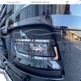 Накладки окантовка протитуманних фар MAN TGX 2020-… фото 5