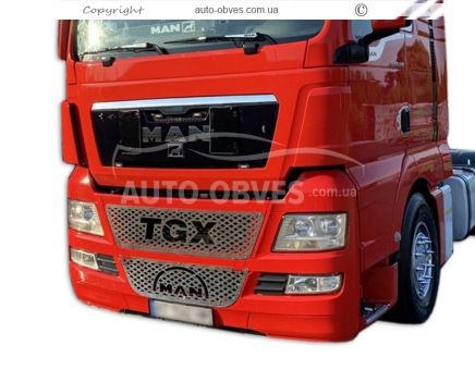 Накладки на решетку радиатора MAN TGX евро 5 фото 5