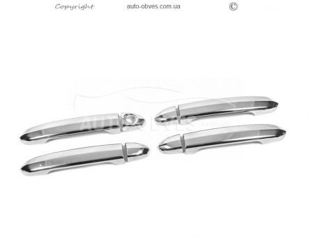 Накладки на дверные ручки Volkswagen Crafter 2017-... - тип: 5 шт под 1 ключ фото 1