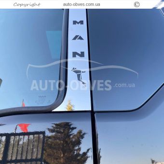 Накладки на дверні стійки MAN TGX 2020-… фото 6