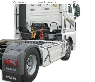 Накладки на міжосеві спойлера на верхню частину MAN TGX евро 5 фото 11