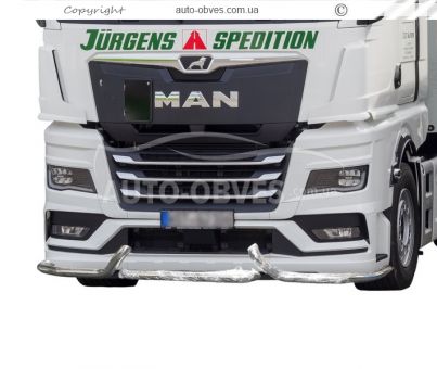Захист переднього бампера MAN TGX euro 6 2020-... фото 0