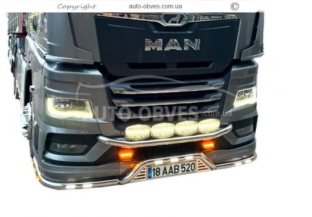 Захист бампера MAN TGX 2020-... - тип: v2 фото 0