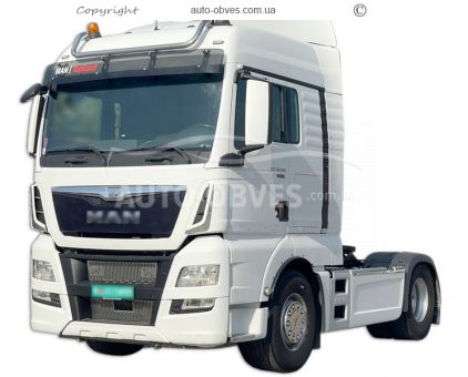 Накладки на повітрезабірники MAN TGX евро 6 - тип: 2 шт v3 фото 9