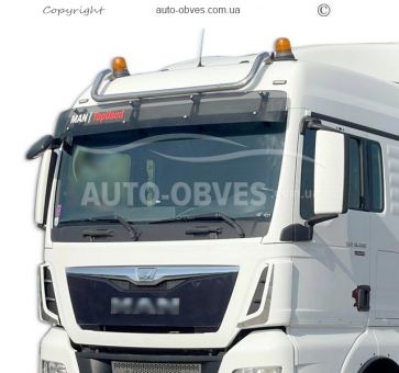Накладки на повітрезабірники MAN TGX евро 6 - тип: 2 шт v3 фото 6