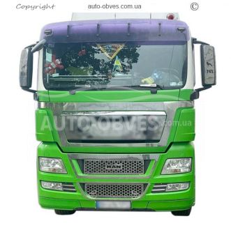 Накладки на дзеркала MAN TGX - тип: нержавійка фото 7