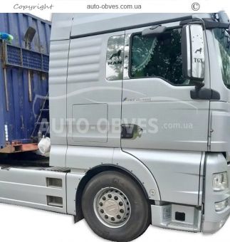 Накладки на дзеркала MAN TGX - тип: нержавійка фото 6