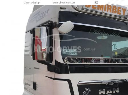 Накладки на дзеркала MAN TGX euro 5, 6 - тип: штамповка 3D фото 6