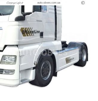 Накладки на міжосеві спойлера на верхню частину MAN TGX евро 5 фото 4