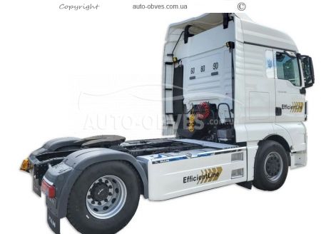 Накладки на міжосеві спойлера на верхню частину MAN TGX евро 5 фото 5