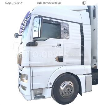 Накладки на дзеркала MAN TGX - тип: нержавійка фото 13