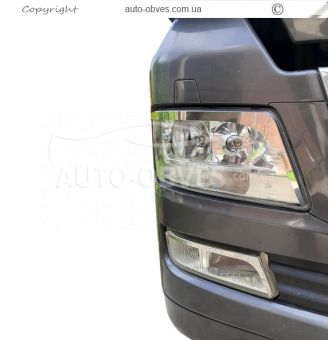 Eyelashes for MAN TGX headlights - type: 2 pcs фото 1