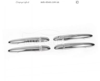 Накладки на дверные ручки Mazda 2 2007-2014 - под чип фото 1