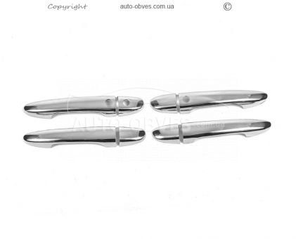 Накладки на дверные ручки Mazda 2 2007-2014 - под чип фото 0