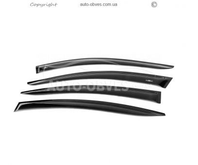 Window deflectors Mazda 6 2013-2017 - type: sd 4 pcs hic фото 0