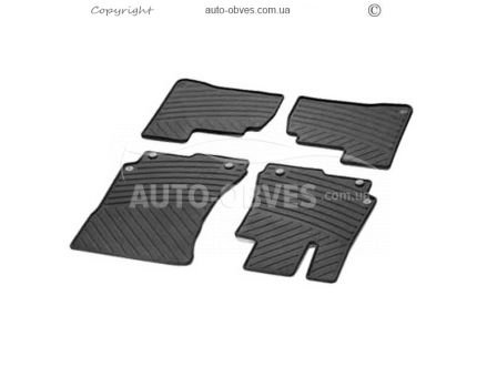 Floor mats original Mercedes S class W221 Long 2005-2012 - type:rubber 4pcs фото 0