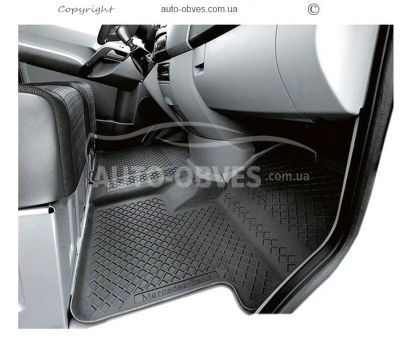 Floor mats original Mercedes Sprinter 2006-2013 - type: front 2pcs фото 1