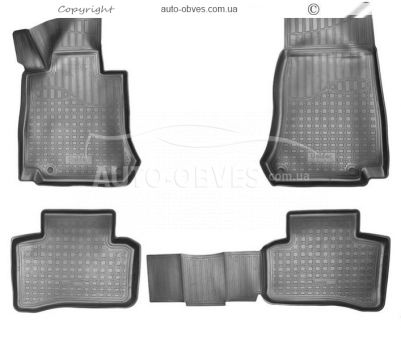 Floor mats Mercedes GLC X253 2015-... - type: set, model фото 0