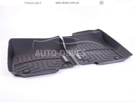 Floor mats original Mercedes GLE class 2014-... - type: black 3pcs фото 1