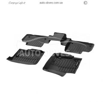 Floor mats original Mercedes GL class 2012-... - type: black 3pcs фото 0