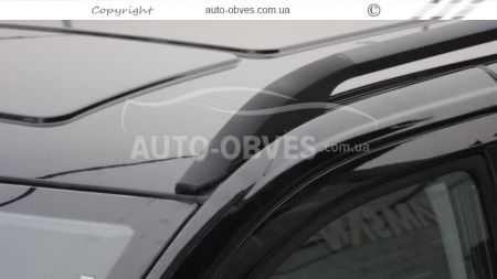 Рейлінги Mercedes Vito, Viano - тип: алм кріплення задні, колір: чорний фото 3