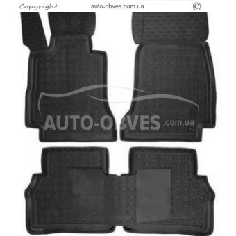 Floor mats Mercedes E W213 SD 2016-2018 - type: polyurethane фото 0