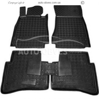 Floor mats Mercedes W222 short - type: polyurethane фото 0