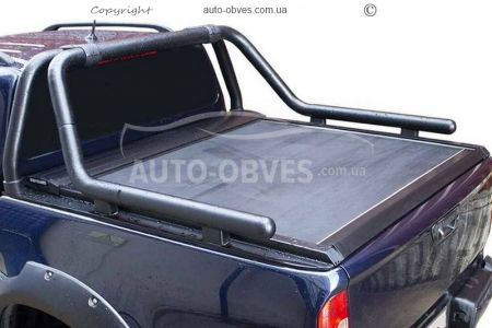 Roll bar for Ford Ranger 2017-... - type: long version, color: black фото 3