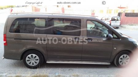 Бокові майданчики Mercedes Vito, V-class - L1\L2\L3 бази Ø:42|51|60мм фото 4