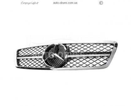 Front grille Mercedes C-class w203 2000-2007 - type: AMG photo 0