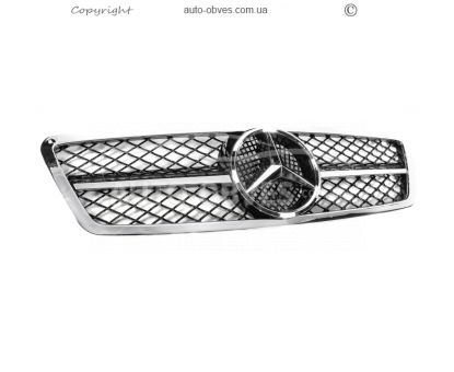 Front grille Mercedes C-class w203 2000-2007 - type: AMG photo 2