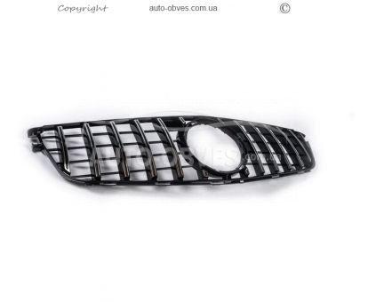 Передня решітка Mercedes C-class w204 2007-2015 - type: gt panamericana фото 2