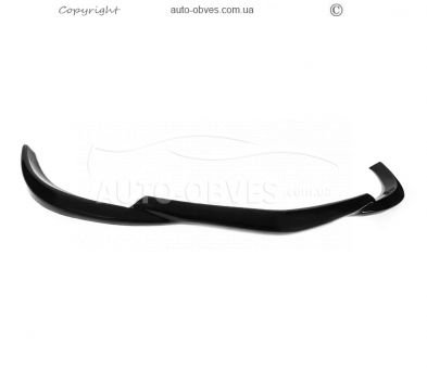 Передня накладка Mercedes C-class w204 2011-2014 - type: v2 lip чорний глянець фото 1