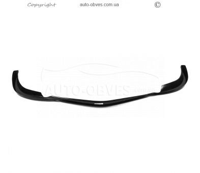 Передня накладка Mercedes C-class w204 2011-2014 - type: v2 lip чорний глянець фото 2