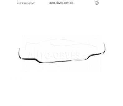 Накладка на торець бампера Mercedes C-сlass w205 2014-2021 - тип: v1 нержавіюча сталь фото 1